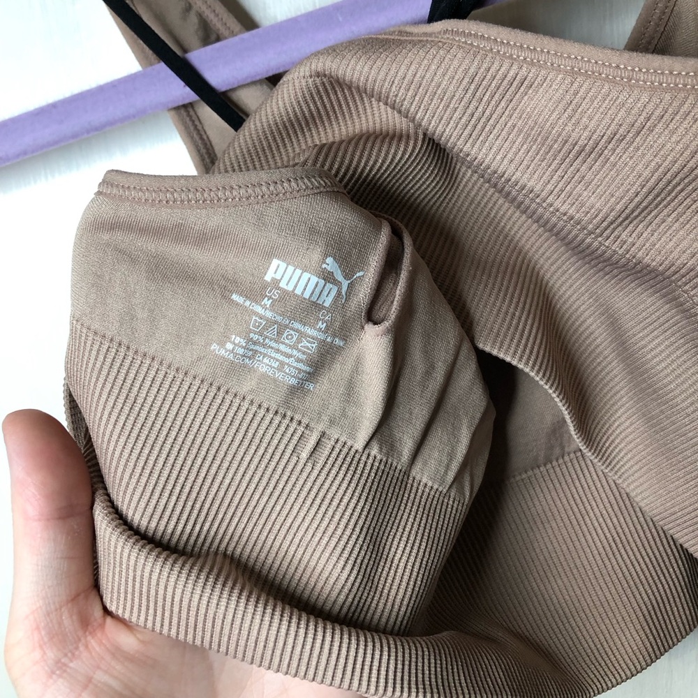 Puma Tan Sports Bra for Comfort and Style - Picture 4 of 4